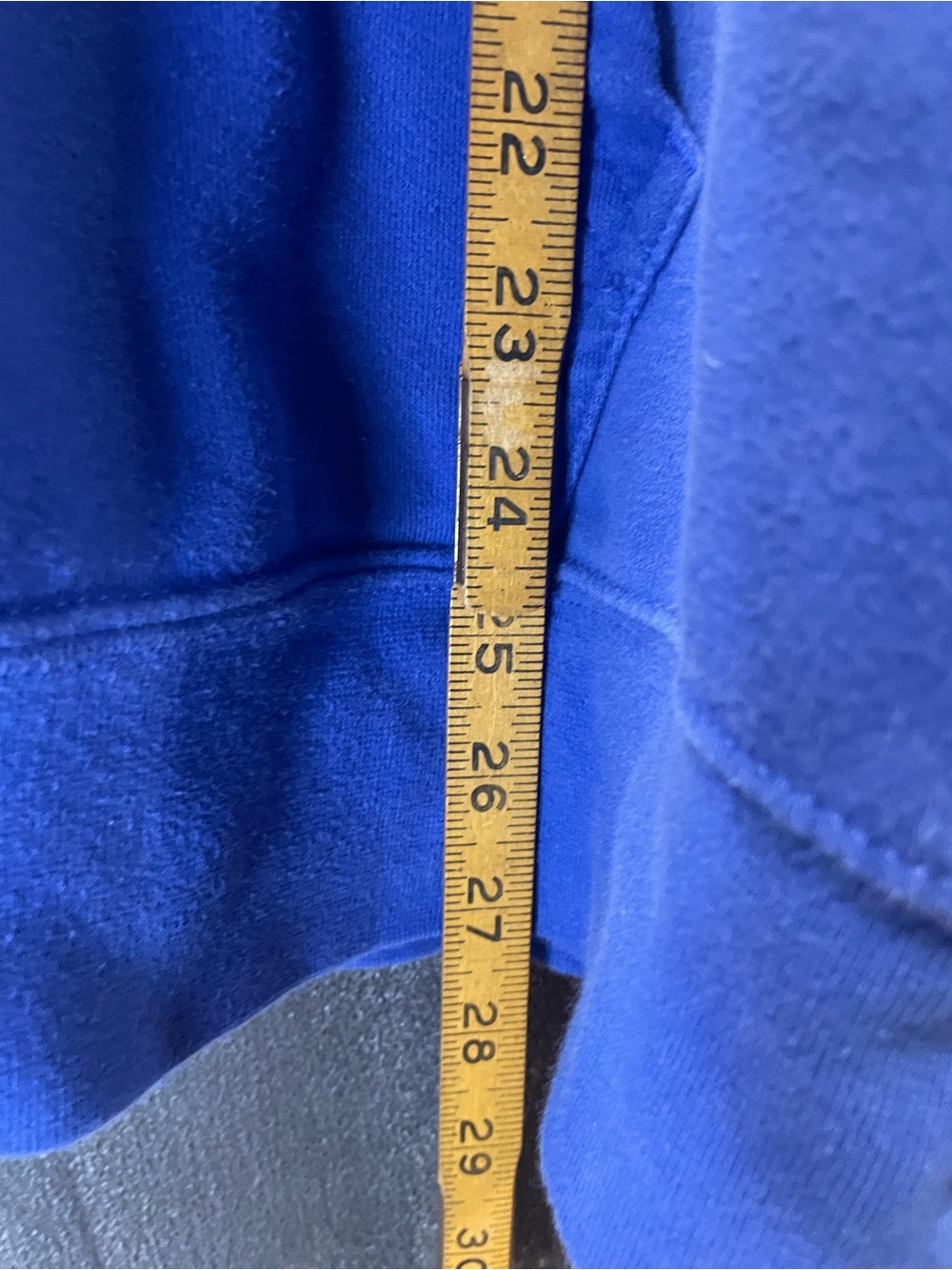 The North Face Blue Logo Pullover Hoodie Men’s Large Fleece Sweatshirt - Picture 6 of 9